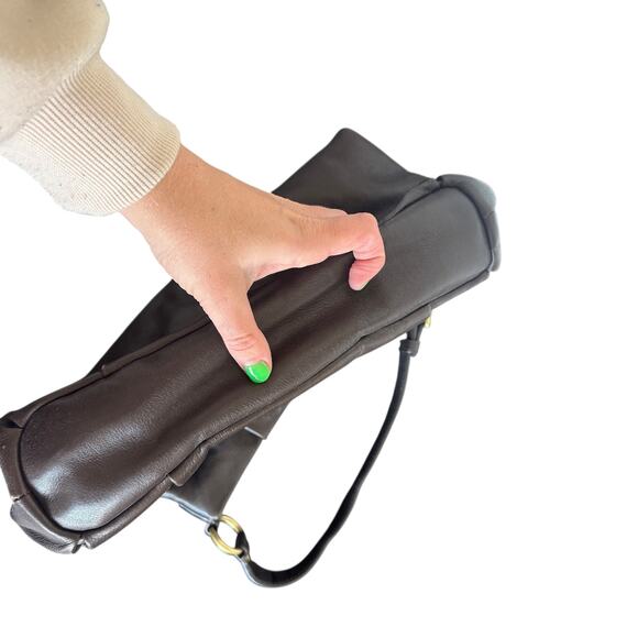 Coach Madison Isabelle Leather Satchel Brown - Picture 10 of 13